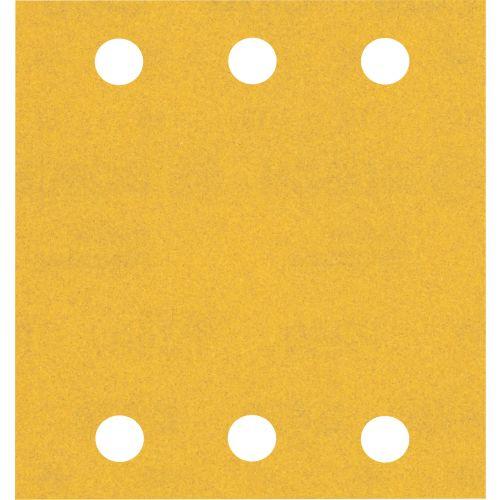 Feuille abrasive EXPERT C470 à 6 trous pour ponceuses excentriques 115 x 107 mm