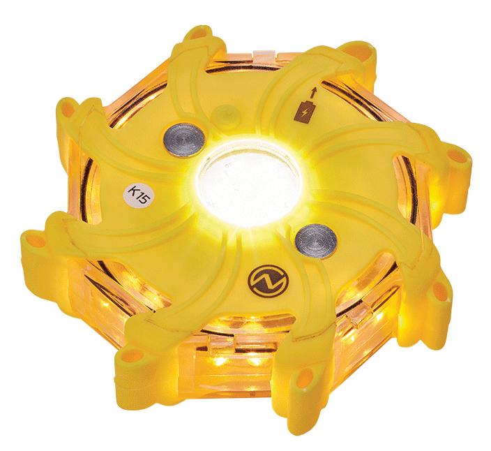 LAMPE PULSAR MAGNETIQUE LED RECHARGEABLE ROUGE