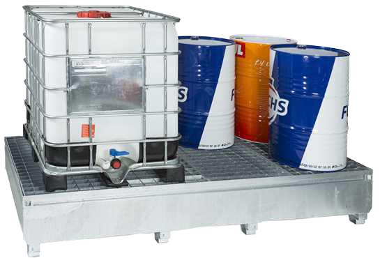 BAC DE RETENTION ACIER CAILLEBOTIS GALVA