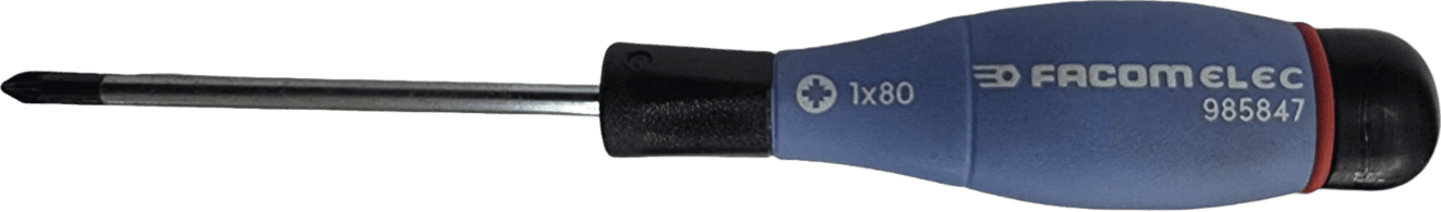TOURNEVIS ""FACOM ELEC"" POZIDRIV 1 X 80