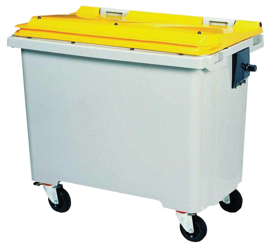 CONTENEUR A DECHETS GRIS/JAUNE