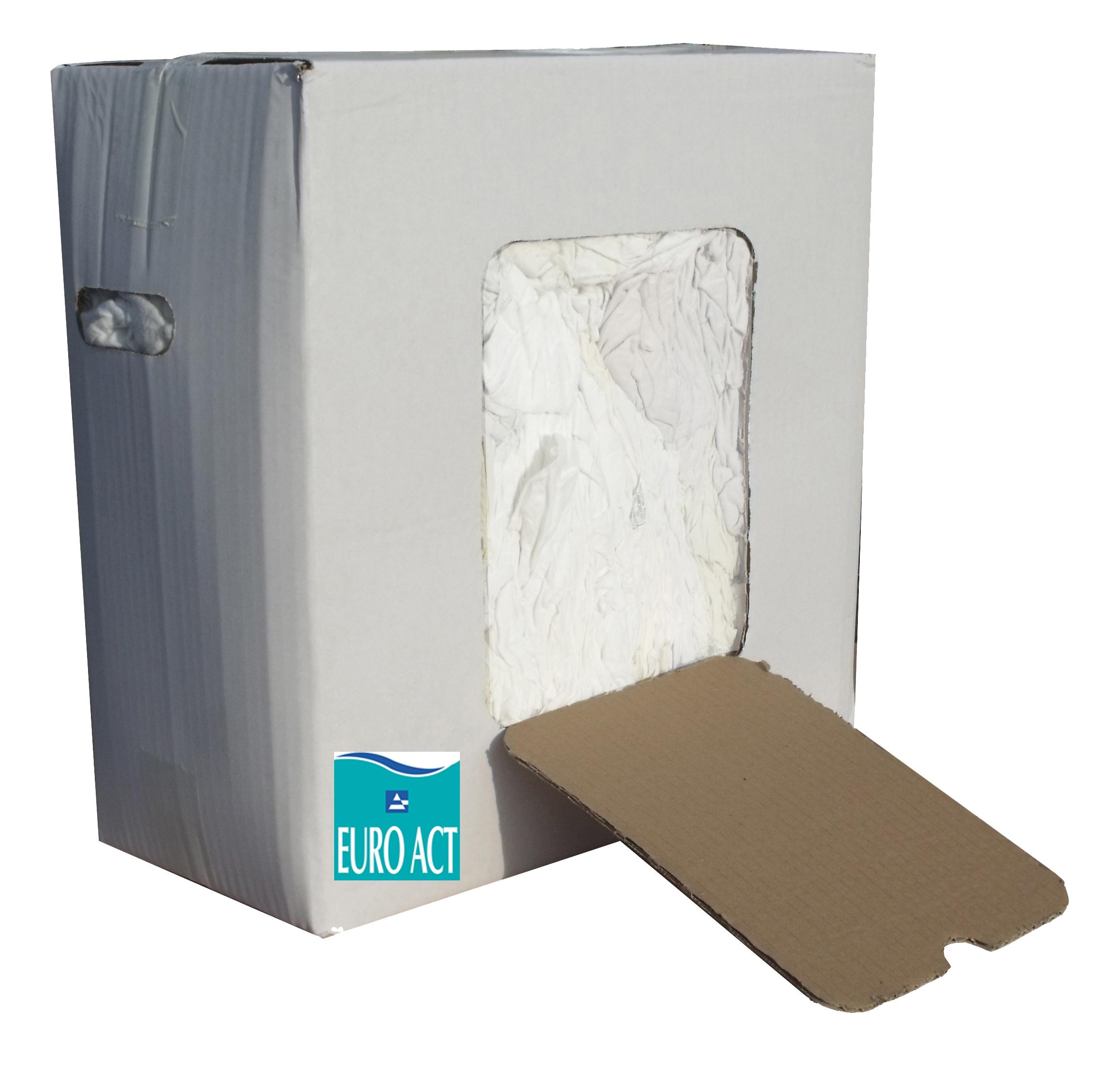 CHIFFONS TRIES BLANCS MELANGE TISSE ET JERSEY X 1 SAC