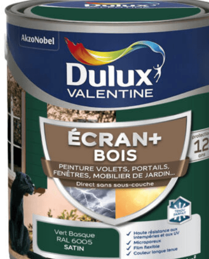 ECRAN+ BOIS SATIN VERT BASQUE