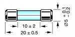 FUSIBLES 5X20 A ACTION RAPIDE