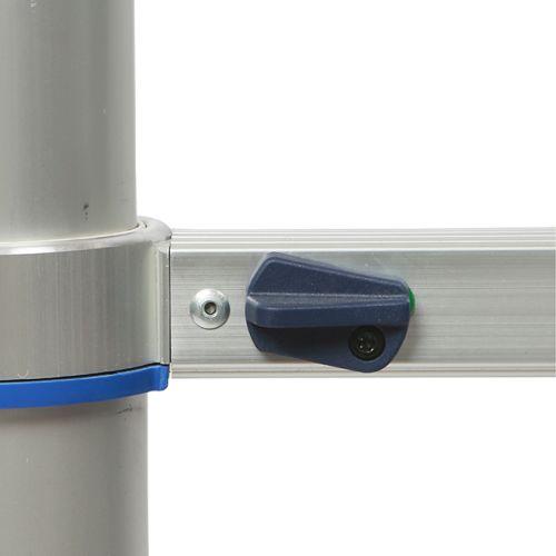 Échelle télescopique aluminium 3,80m X-TENSO 2 Tubesca-Comabi EN131-6