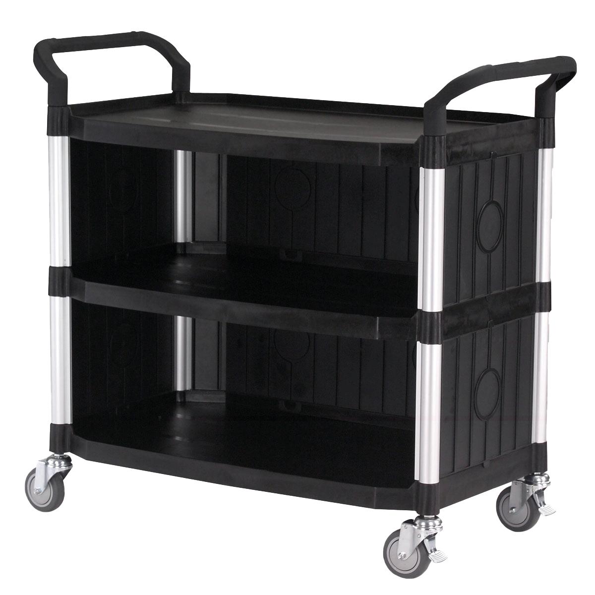 CHARIOT POLYVALENT 3 PLATEAUX DOUBLE CAISSON 250 KG