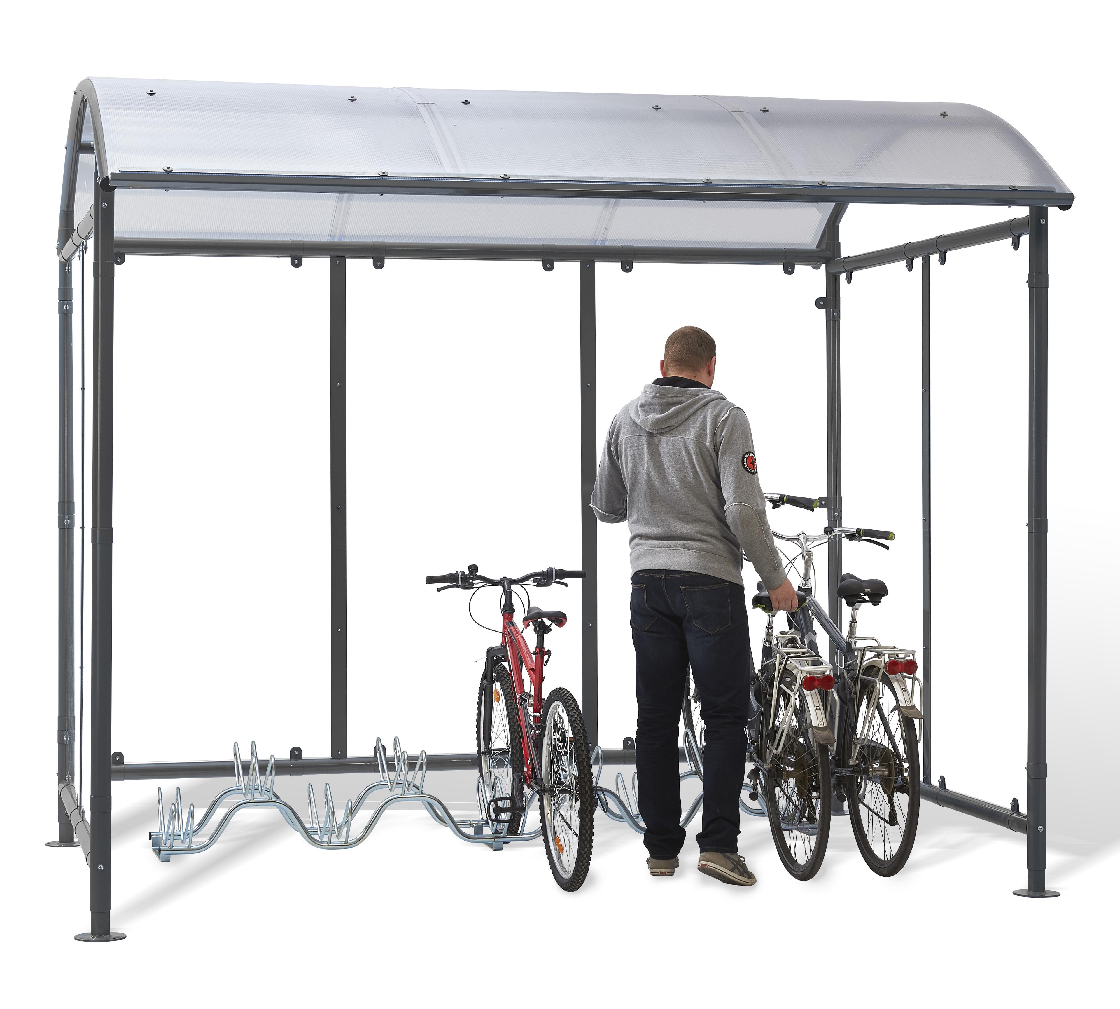 ABRI VELOS DOME BORDEAUX DEPART 3220 X  2450 X 2690