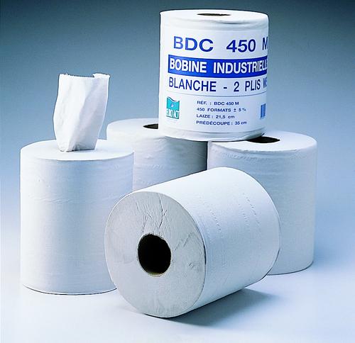 BOBINE OATE BLANCHE A DEVIDAGE CENTRAL 36 BOBINES DE 450 FORMATS