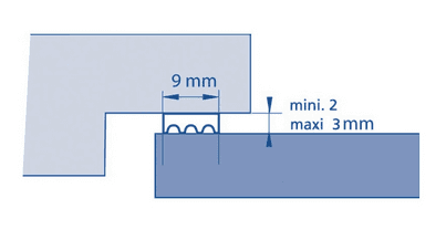 Joint de calfeutrage Ellen Flex Profil K
