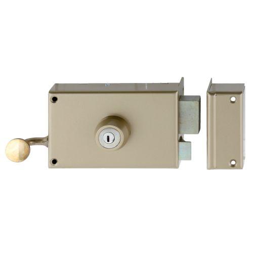 HERACLES J/120300-56-1AFB serrure monopoint en applique horizontal tirage cylind