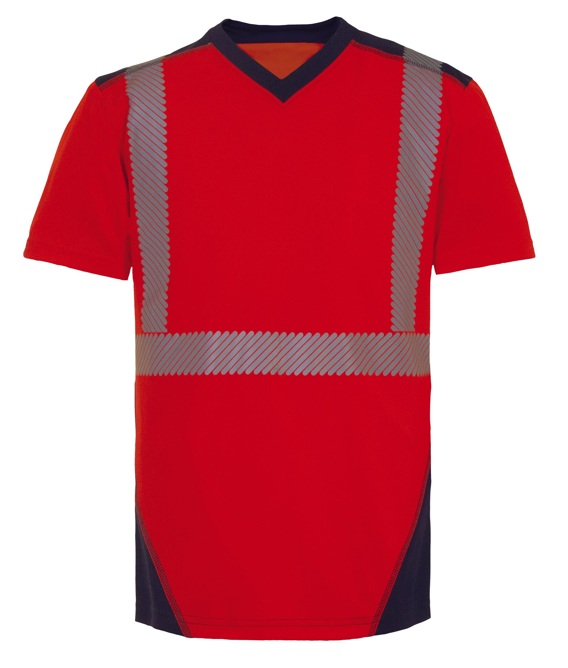 TEE-SHIRT HAUTE VISIBILITE BALI JAUNE/MARINE TAILLE S A 3XL