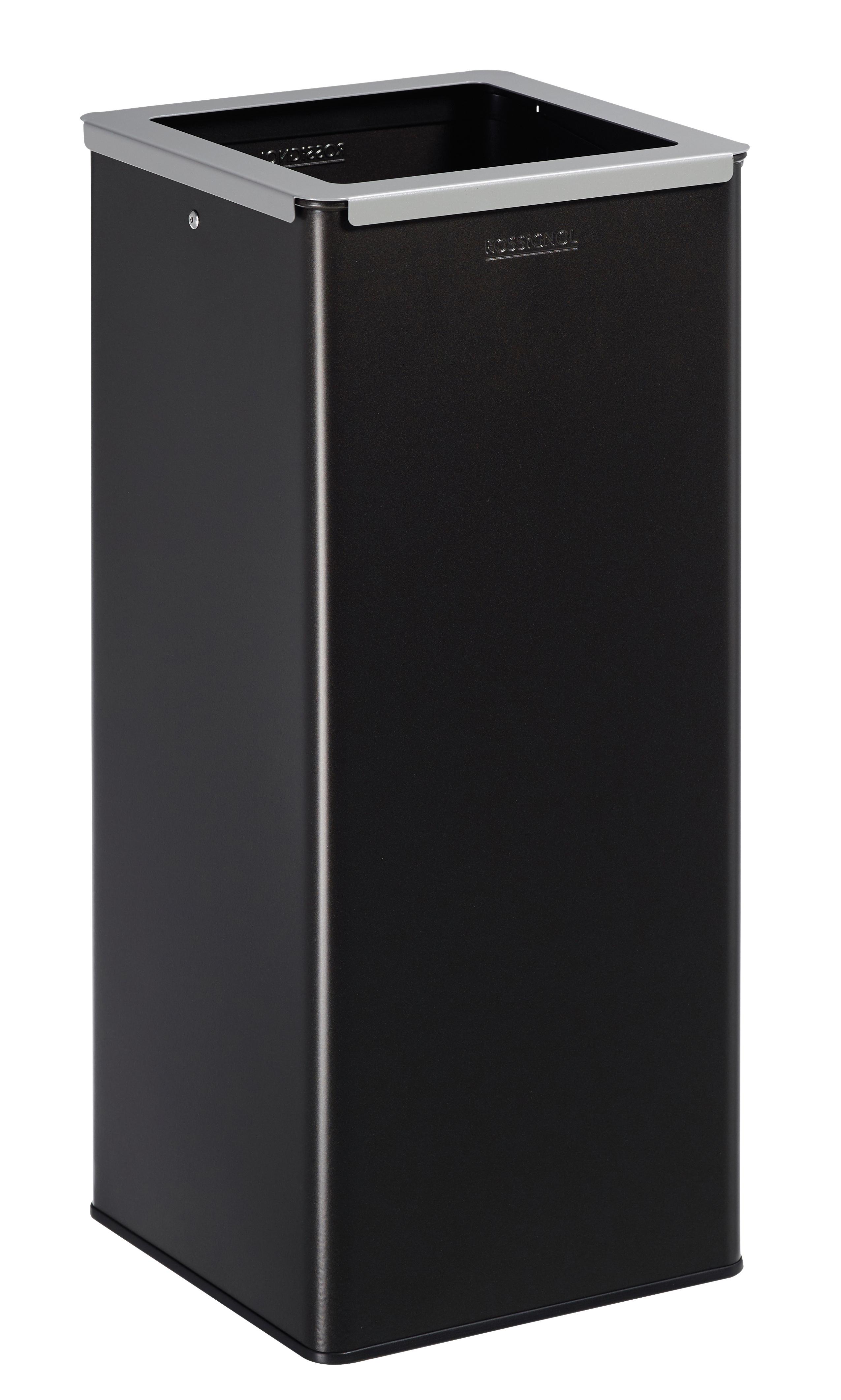 POUBELLE DE TRI COUVERCLE GRIS POUDRE ANTI-UV