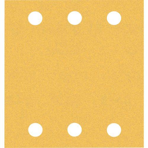Feuille abrasive EXPERT C470 à 6 trous pour ponceuses excentriques 115 x 107 mm