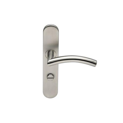 Ensemble double bequille sur plaque JADE série 1494 - Condamnation - inox