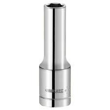 DOUILLE 1/4"" LONGUE 6 PANS METRIQUES