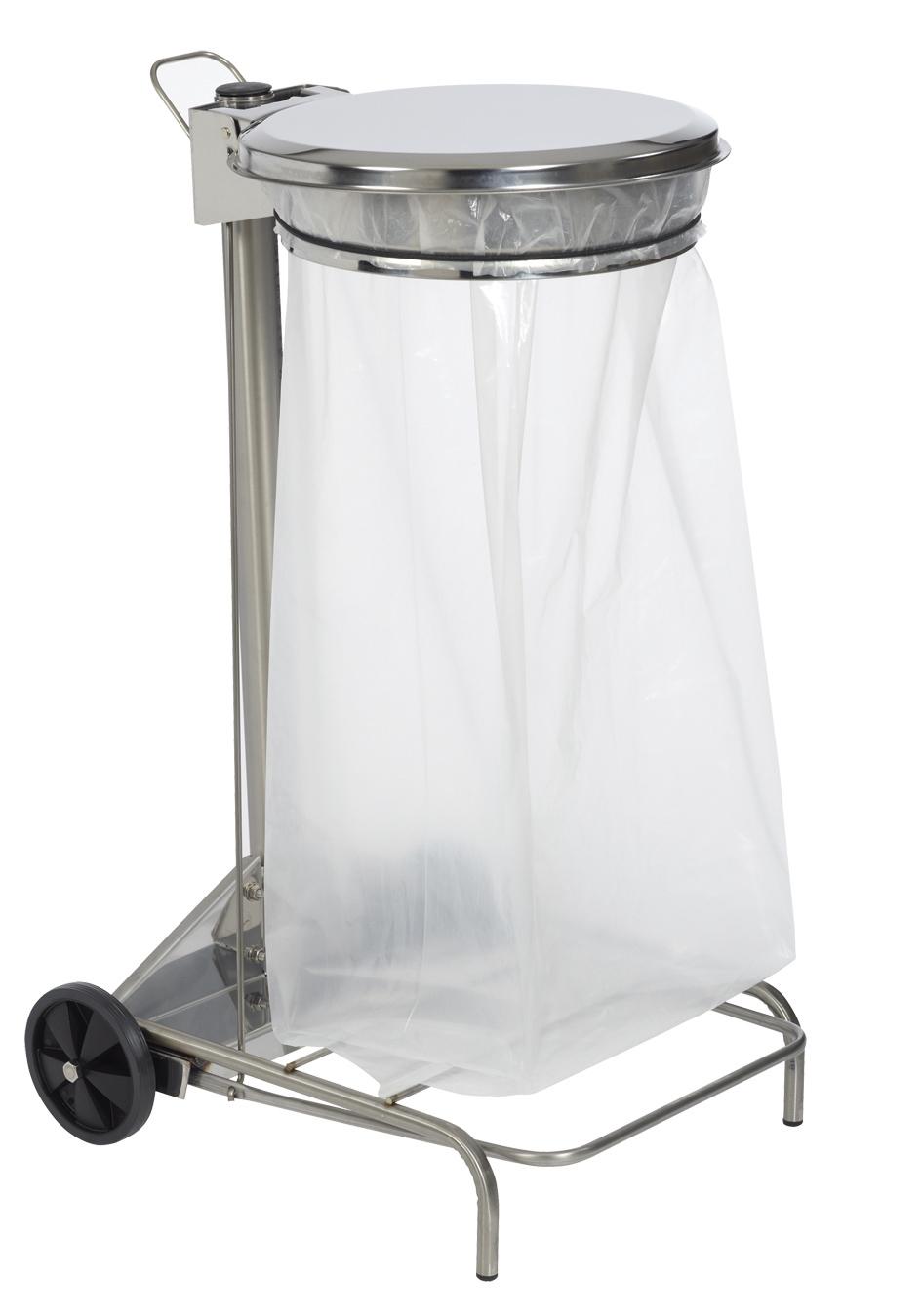 SUPPORT SAC MOBILE A PEDALE GRIS