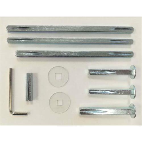 Kit béquille pour serrure en applique SALOME - Aluminium