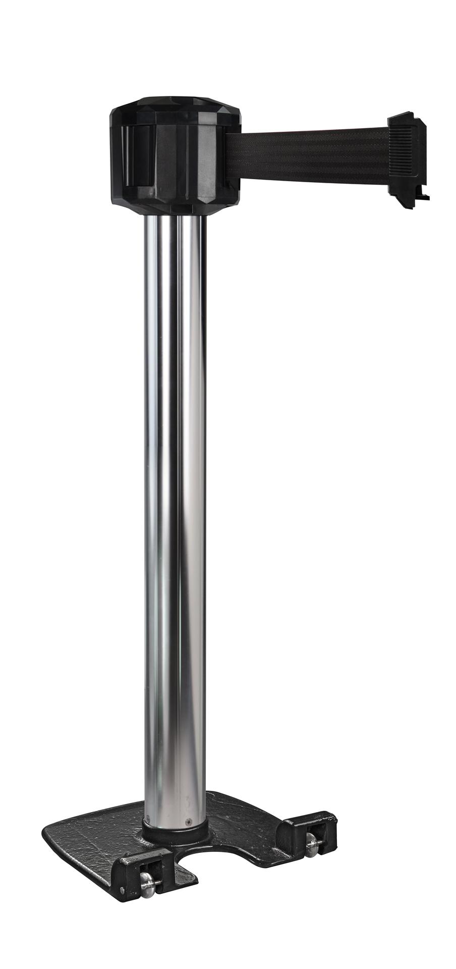 POTEAU NOIR DE GUIDAGE BOITIER ETANCHE SANGLE ROUGE