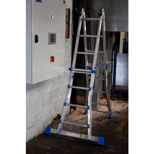 Echelle articulée MULTISCOPIC 4x4 échelons - TUBESCA-COMABI 00094319