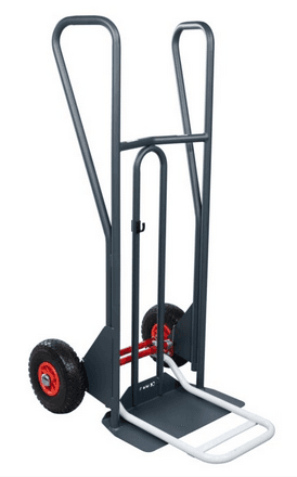 DIABLE A BASCULEMENT ASSISTE 350 KG - BAVETTE FIXE + REPLIABLE