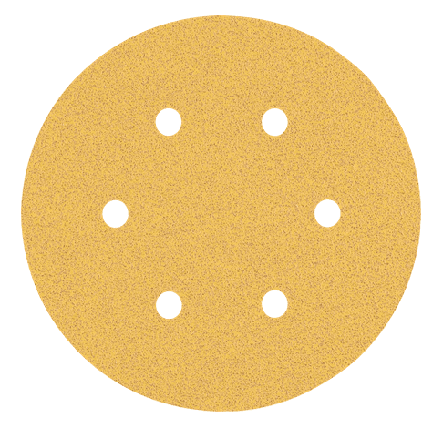 Disques abrasifs Ø150 mm auto-agrippant 6 trous EXPERT C430 (rouge)