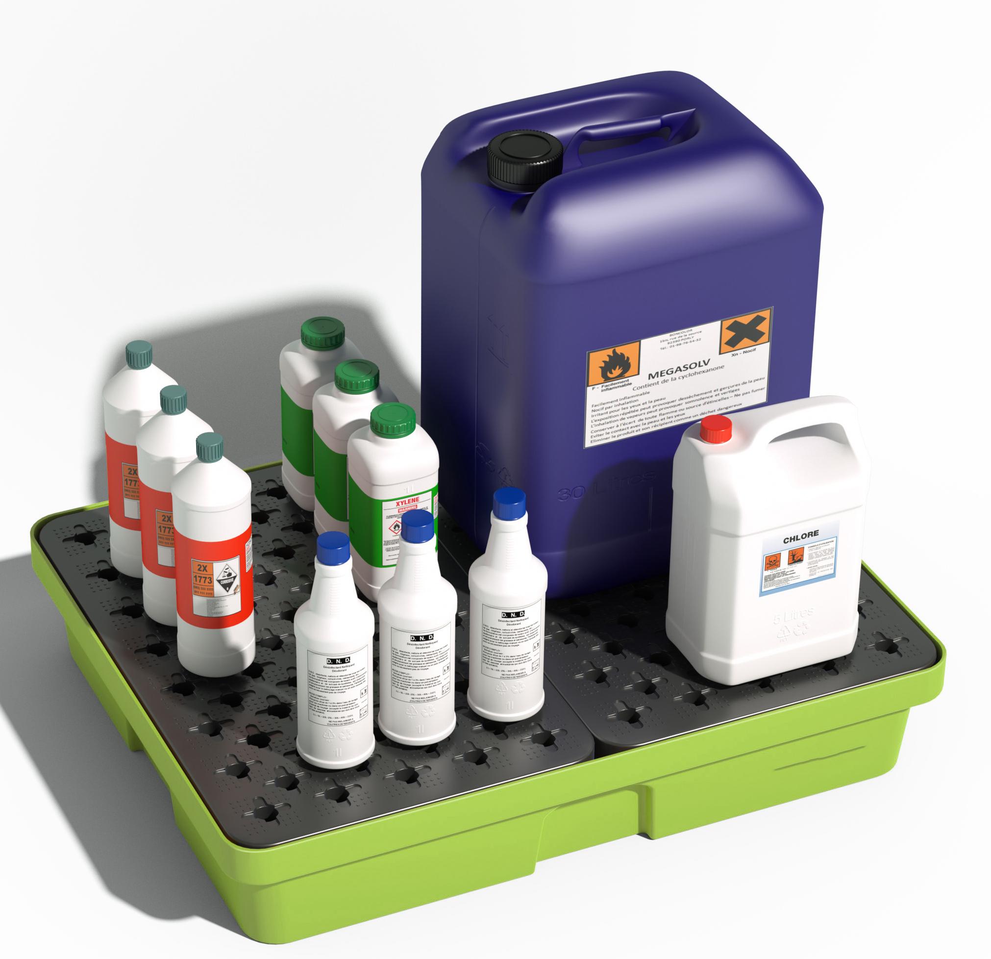 BAC DE RETENTION PLASTIQUE PEHD