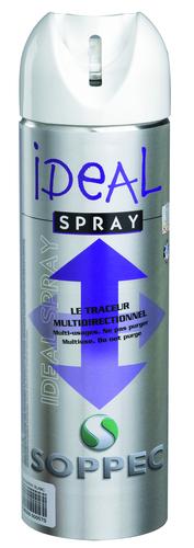 TRACEUR DE CHANTIER FLUO MULTIDIRECTIONNEL BLANC