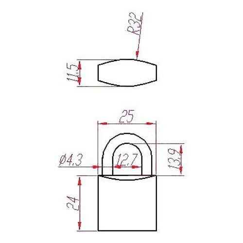 Cadenas laiton HERACLES UNO (sous blister)