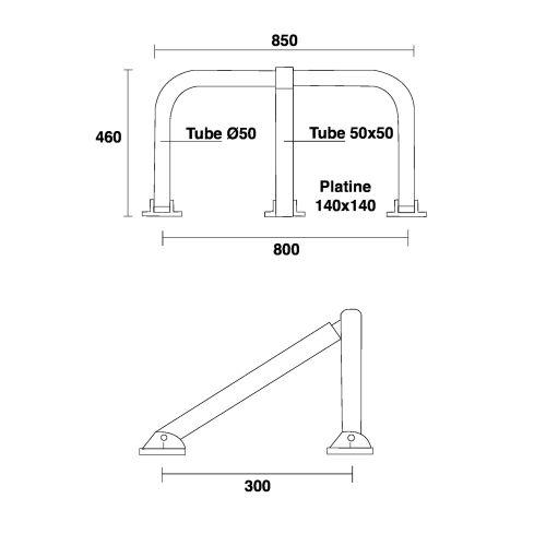 HERACLES I-CBAR-PARK barrière de parking BAR-PARK