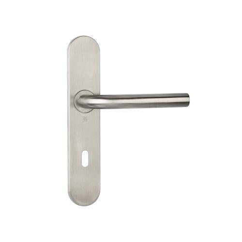 Ensemble double bequille sur plaque JADE série 1194 - Clé L - inox