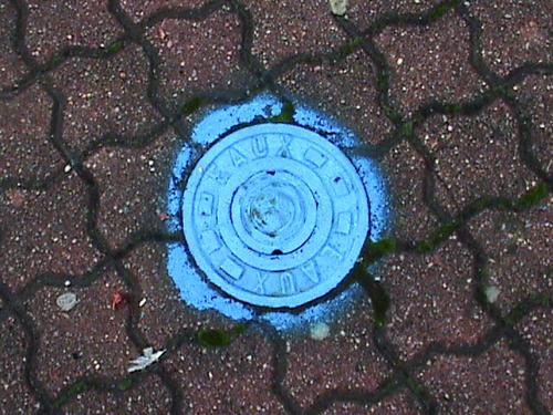 TRACEUR DE CHANTIER FLUO TEMPO TP BLANC