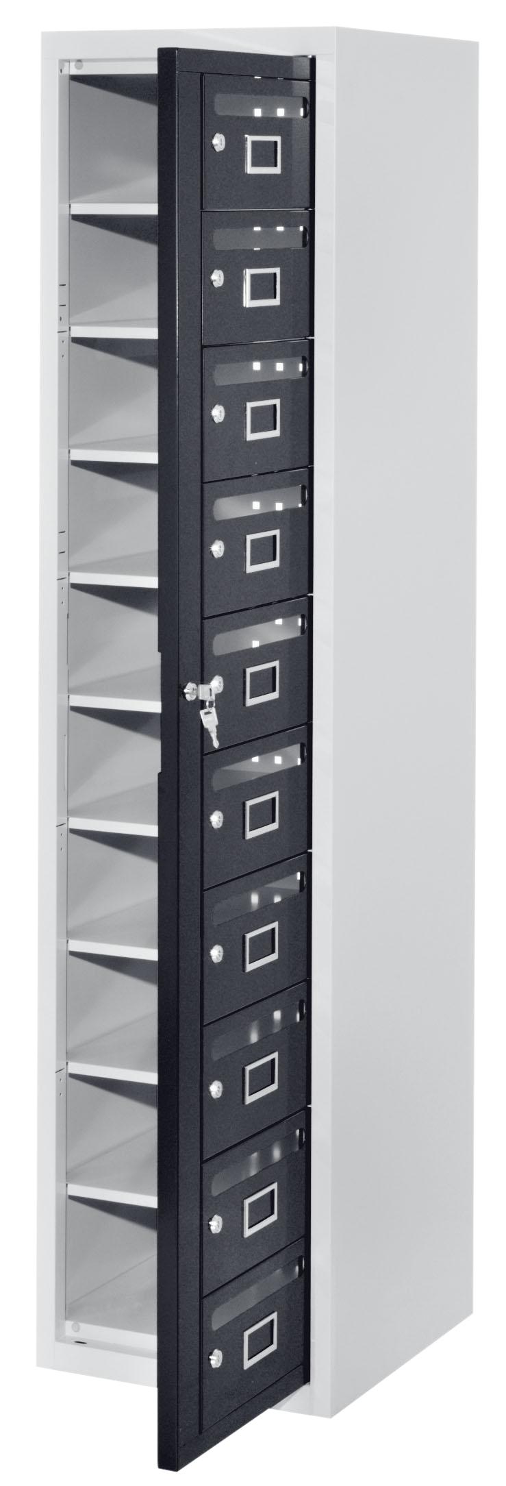 ARMOIRE DISTRIBUTRICE DE COURRIER BLEUE