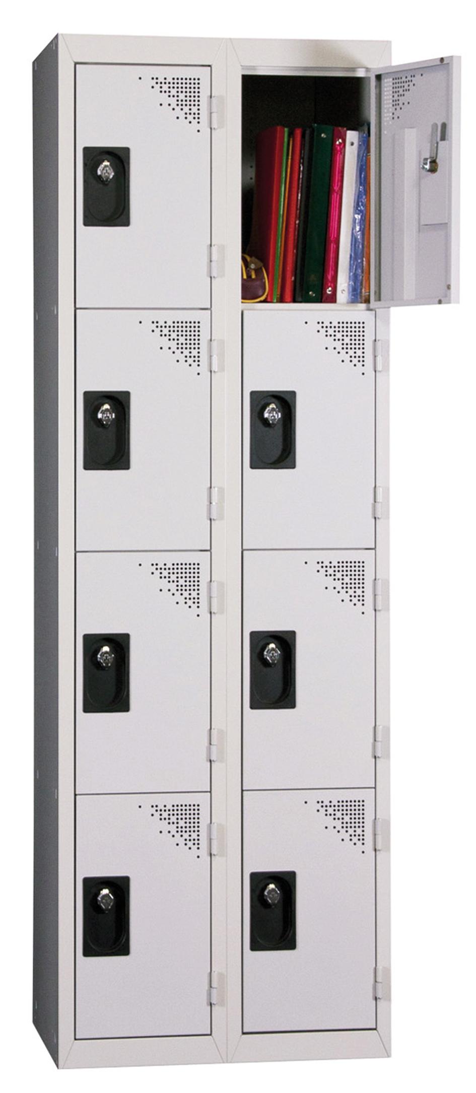 VESTIAIRE MULTICASES MONOBLOC ROUGE