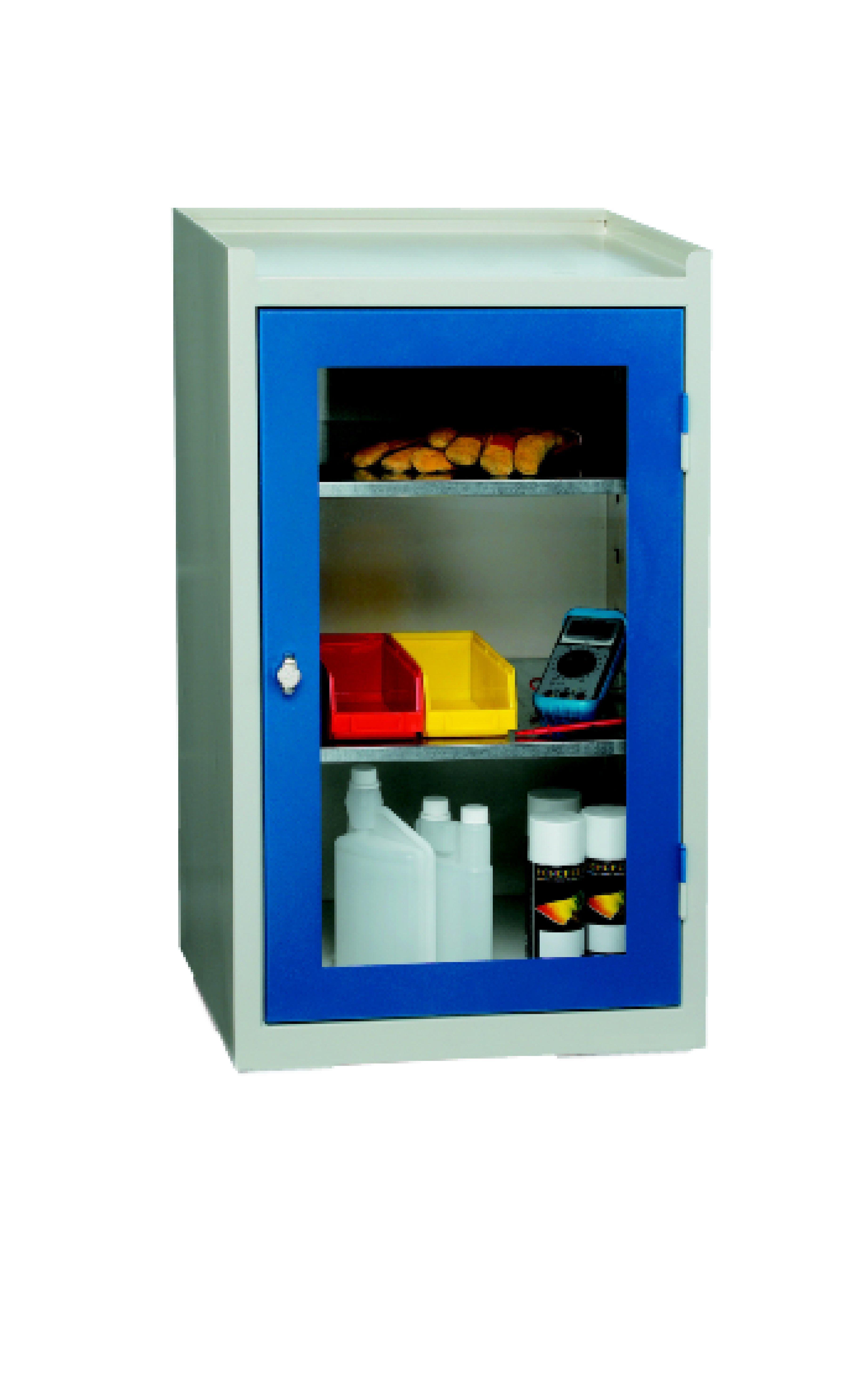 ARMOIRE BASSE PORTE TRANSPARENTE