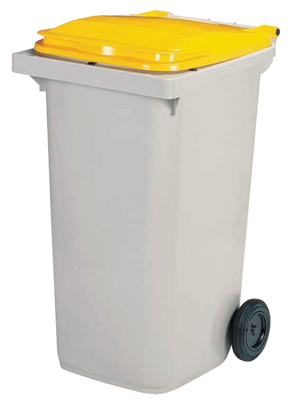 CONTENEUR A DECHETS GRIS/JAUNE