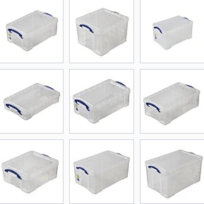 BAC GERBABLE TRANSPARENT AVEC COUVERCLE