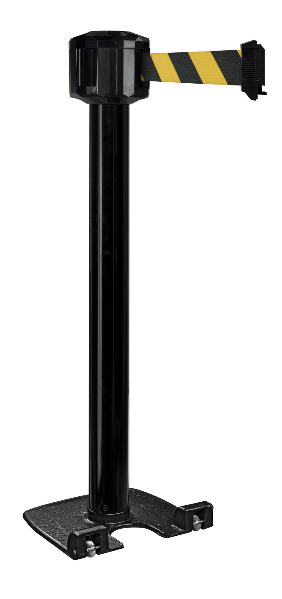 POTEAU NOIR DE GUIDAGE BOITIER ETANCHE SANGLE ROUGE