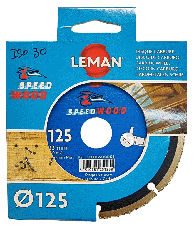 DISQUE MEULEUSE PLATRE BOIS