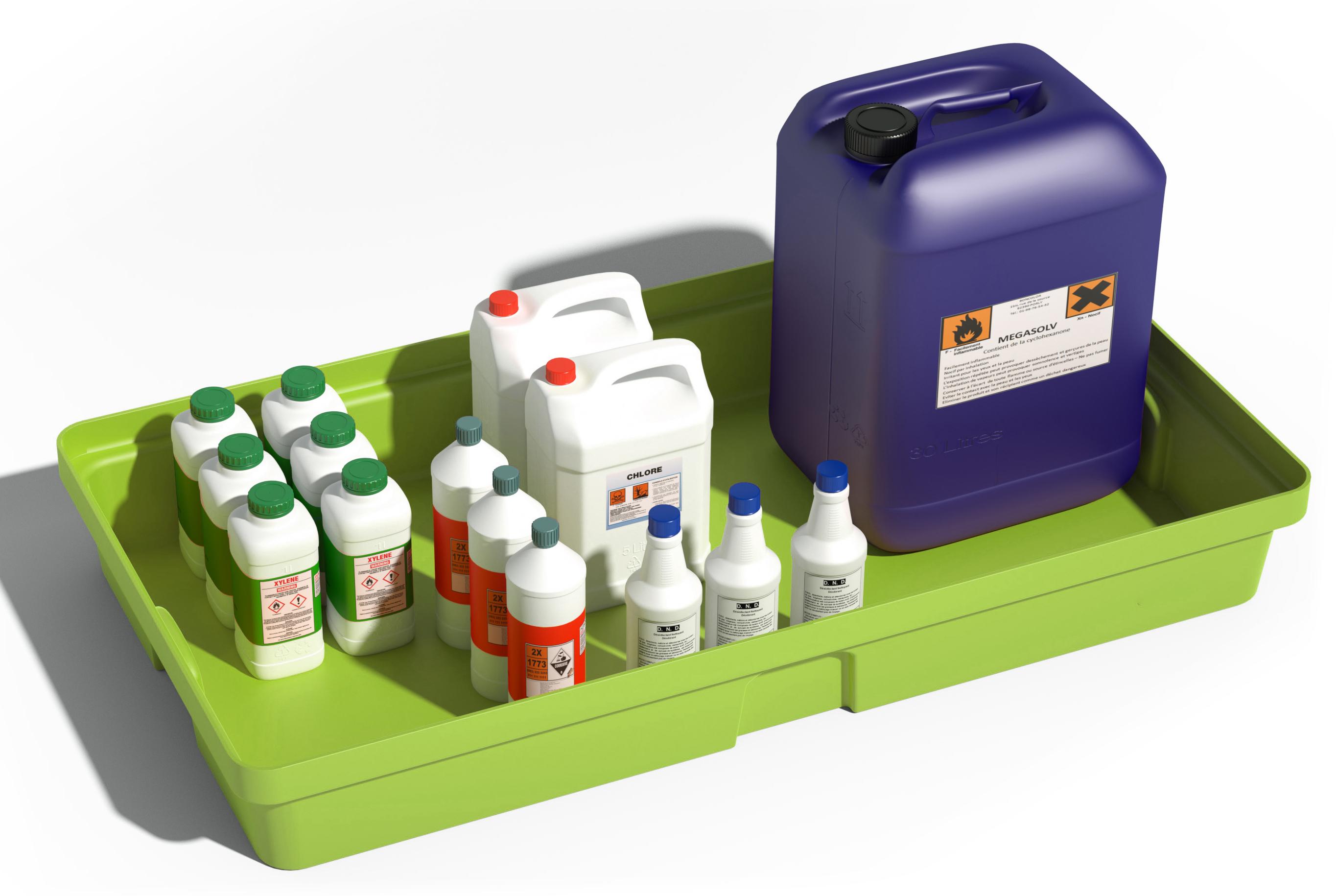 BAC DE RETENTION PLASTIQUE PEHD