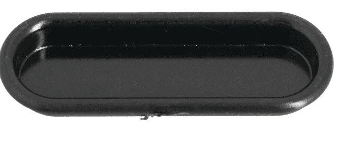 POIGNEE CUVETTE A ENCASTRER PLASTIQUE NOIR