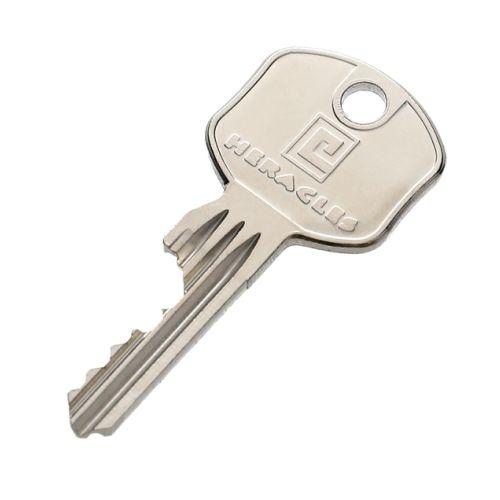 Cylindre à double entrée sur passe-général PG1 laiton nickelé 30 x 30 mm