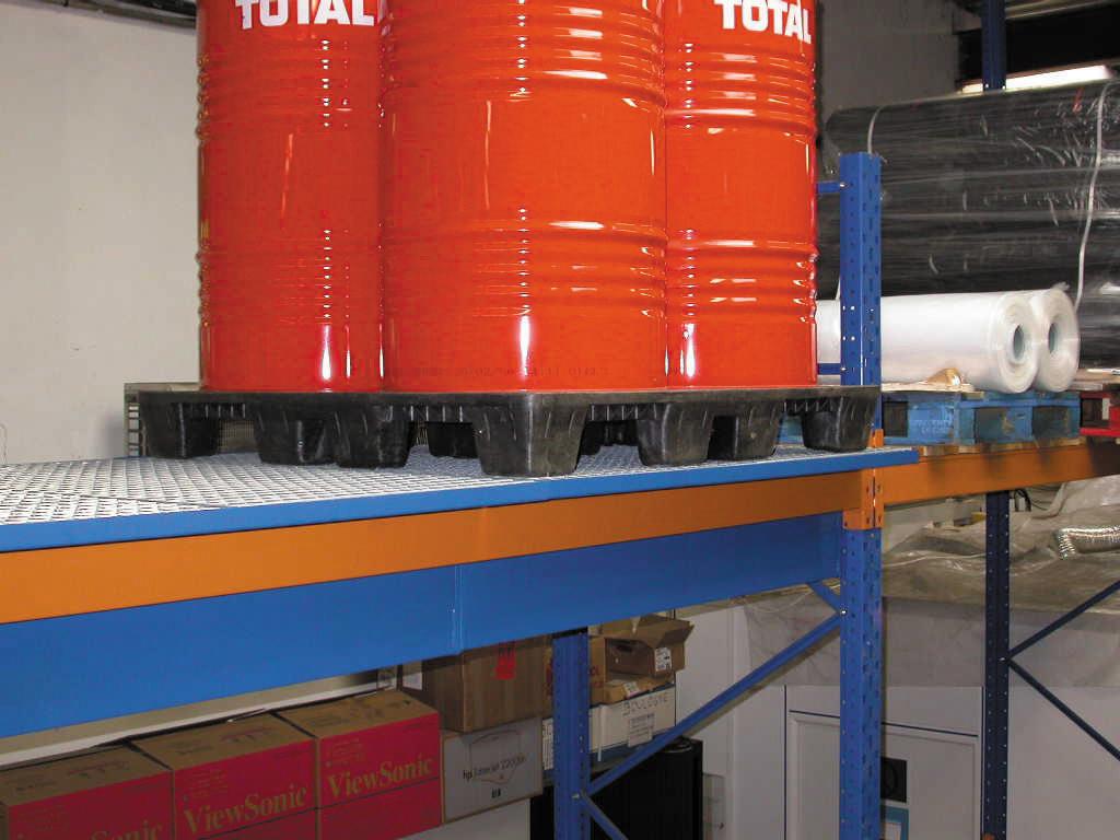 BAC DE RETENTION POUR RACKS SUR MESURE