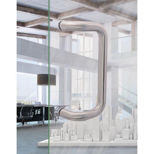 HERACLES B-INOX-PT213 poignée contre-coudée série 301 inox 32 x 300 mm