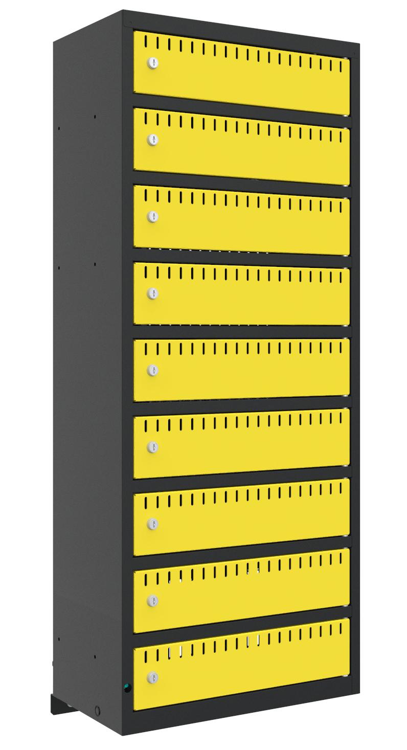 CASIER RECHARGES BATTERIES ELECTRIQUES MURAL 6 CASES