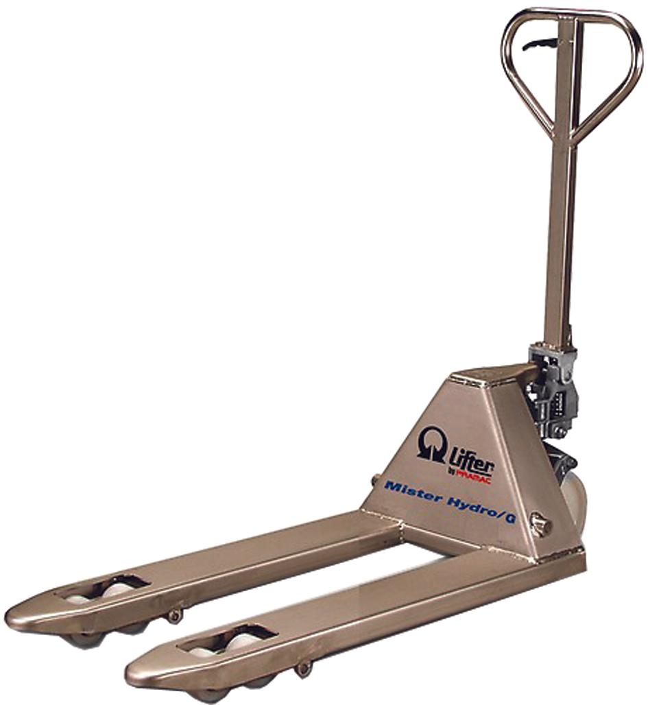 TRANSPALETTE GALVANISE 2,5 TONNES ROUES DIRECTRICES