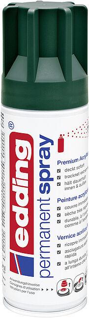 SPRAY PEINTURE PERMANENTE ACRYLIQUE NOIR MAT