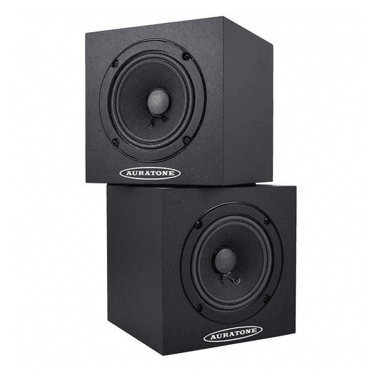 Paire d'enceinte 5C Super Sound Cube Black d’Auratone