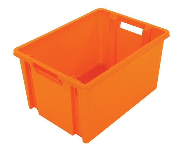 BAC PLASTIQUE EMBOITABLES NOVABAC ORANGE 6,10,18,30 et 54 litres