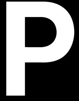 LETTRE POUR VOITURE P