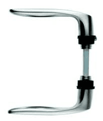 Paire de béquille JAZZ - Zamak - Velours